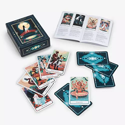 Wholesale Printing Affirmation Custom Card Game Printing Poker Card Set Playing Deck Tarot Cards with Guidebook