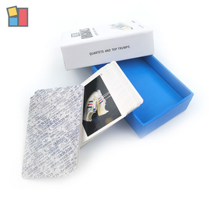 Wholesale Custom Playing Card Printing Glossy Spot UV Paper Gaming Poker Playing Cards with Lid and Base Box