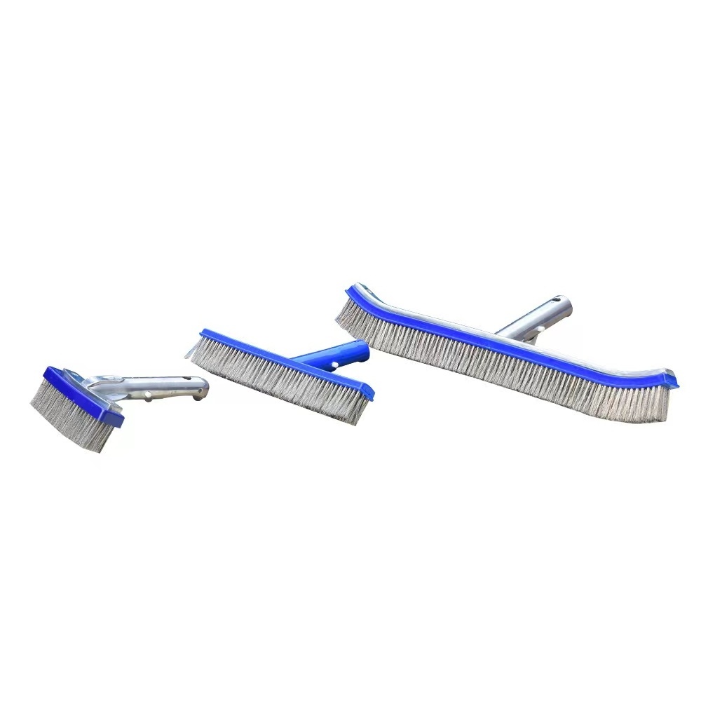 Factory supply stainless steel brush swimming pool cleaning tools wire brush for pool