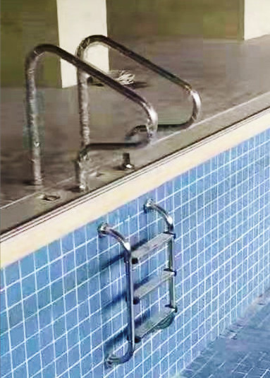 HUAXI wholesale swimming pool equipment Stainless steel pool ladder steps above ground pool ladder