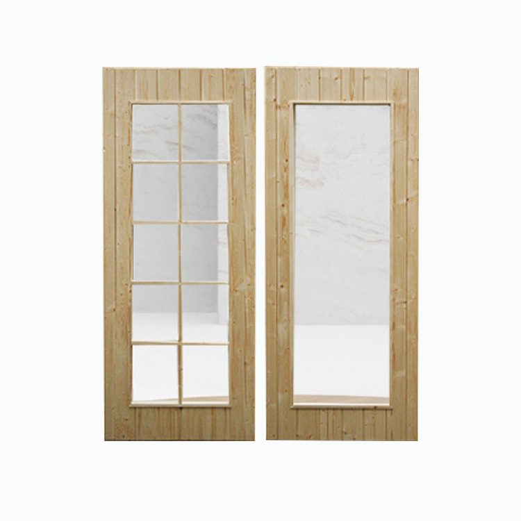 Sauna room  solid wood sauna door various styles accessories accessories tempered glass door