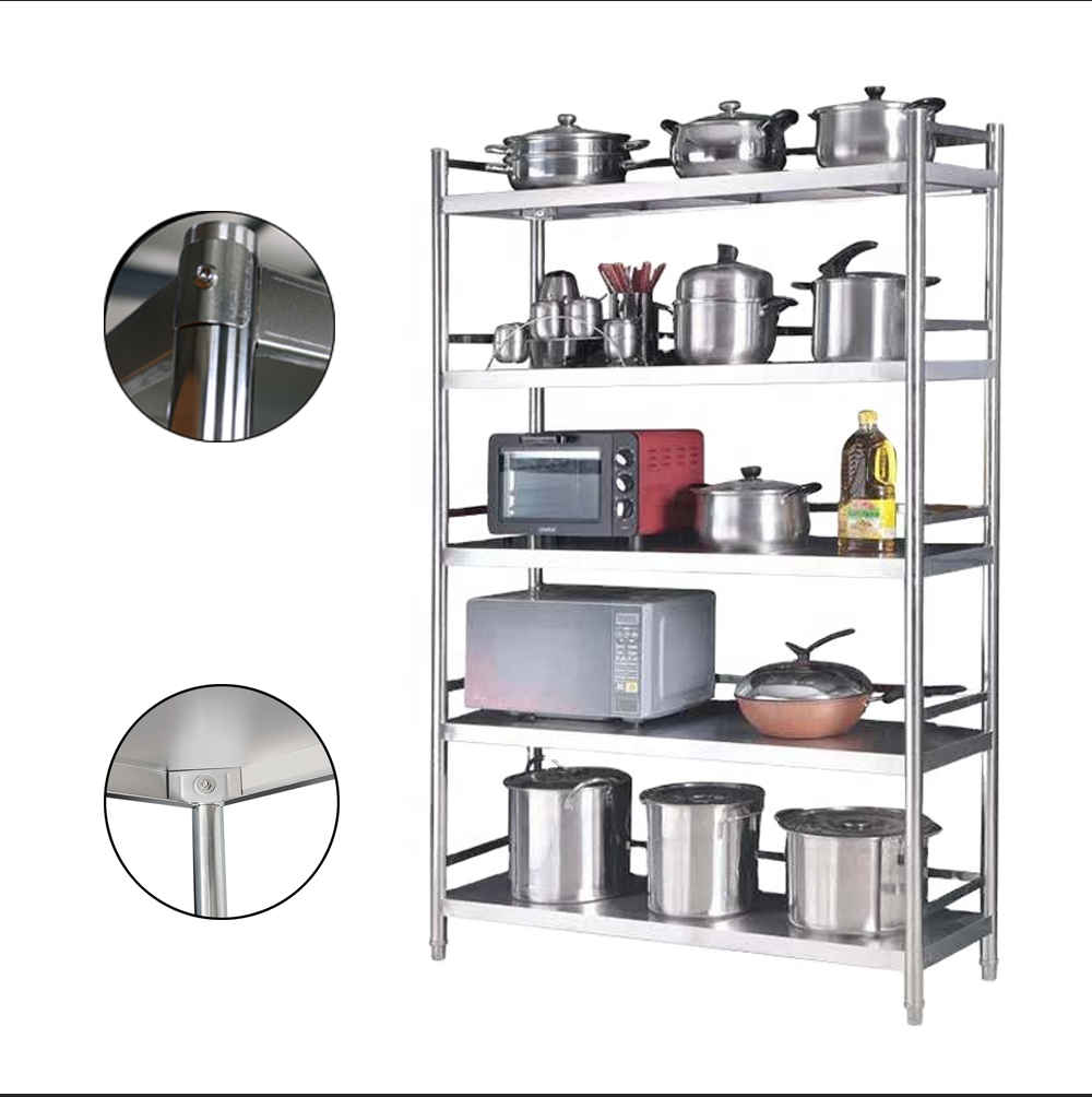 Commercial kitchen equipment hotel home kitchen commercial shelves stainless steel shelf storage rack