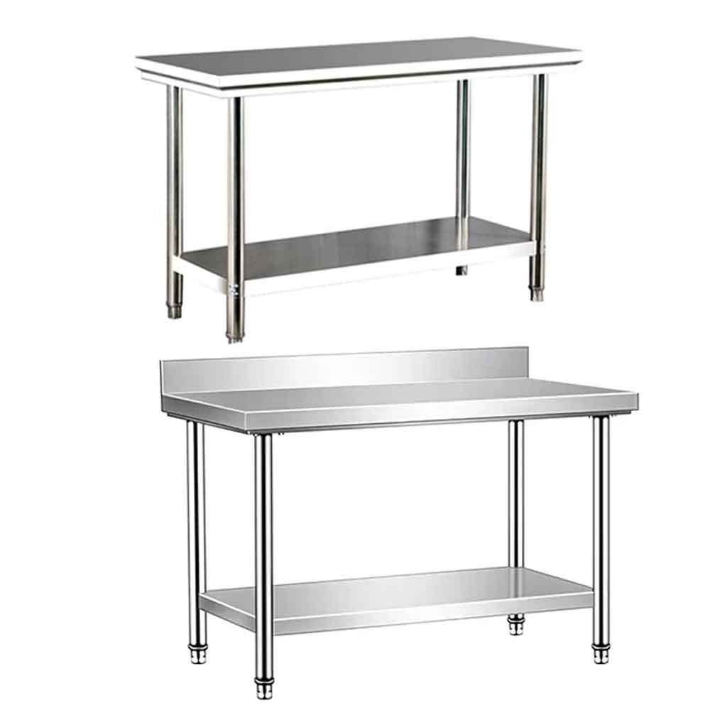 Heavy Duty Food Prepare Work Table Stainless Steel Commercial Worktable Kitchen Bench For Restaurant Kitchen Factory