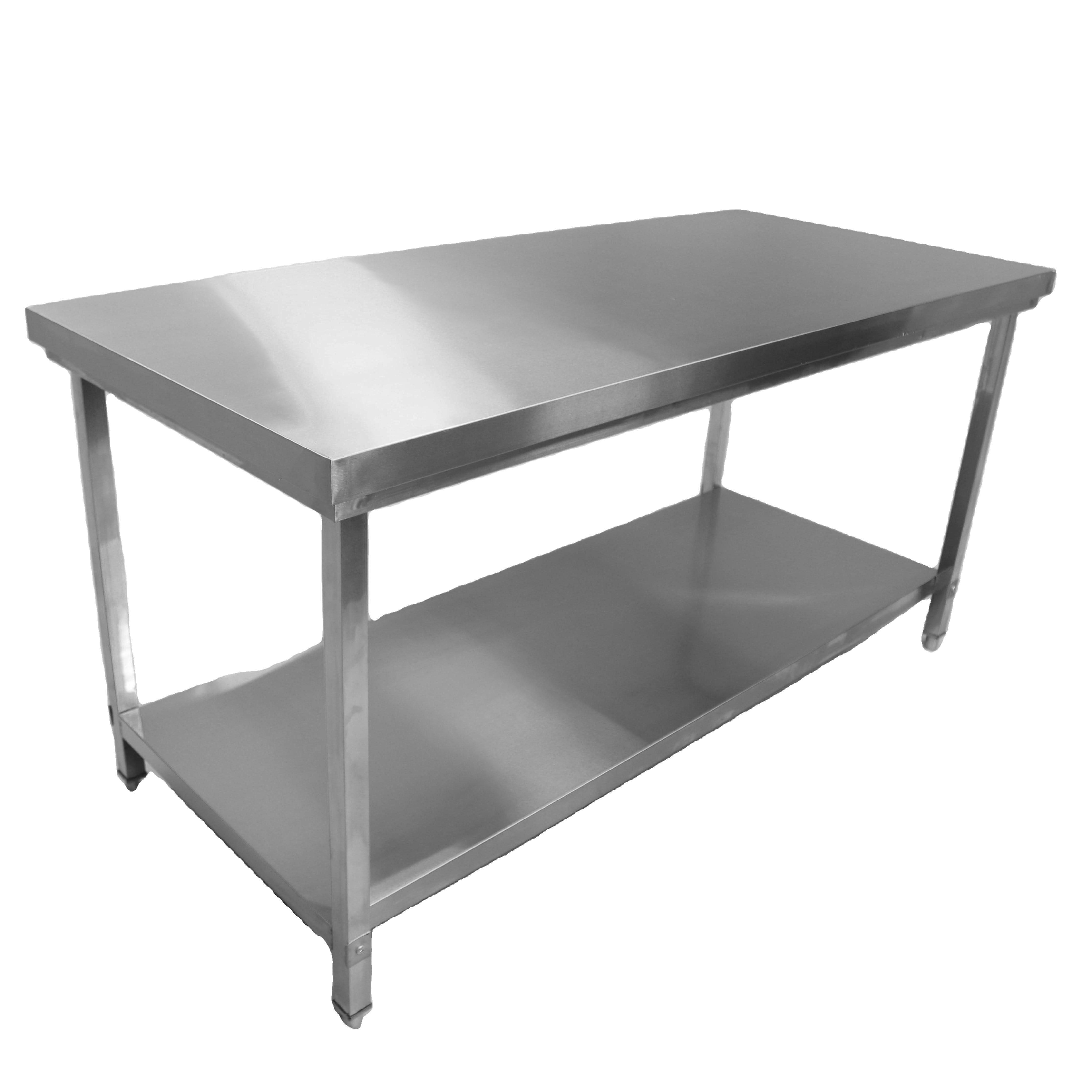 Commercial Kitchen Equipment High quality Stainless Steel Food Prep Table Cooking Worktable For Restaurant