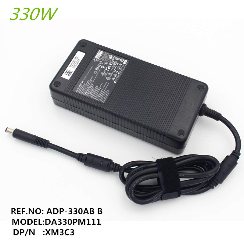 New Genuine 330W 19.5V 16.9A Adapter for Alienware M18X R1 R2 R3 XM3C3 DA330PM111 ADP-330AB B 7.4*5.0mm