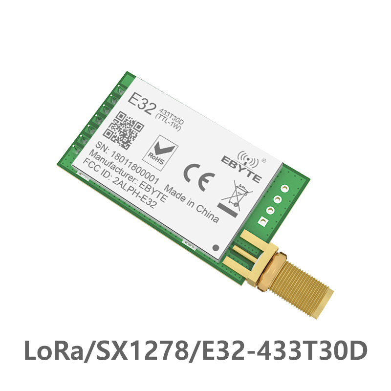 E32-433T30D SX1278/SX1276 7.5km 433MHz LoRa rf radio wireless data transmitter receiver module