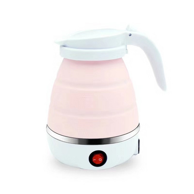 Mini folding kettle silicone electric kettle portable small outdoor travel kettle retractable