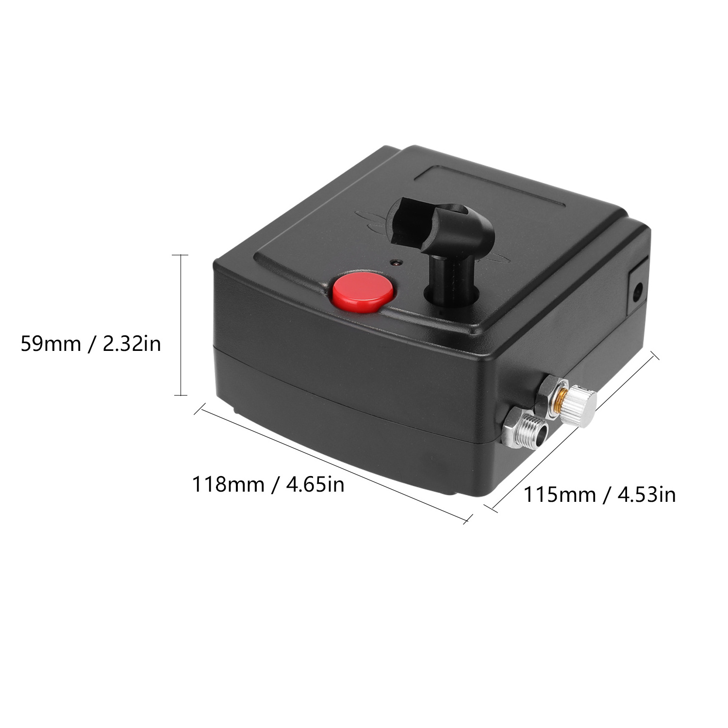 Portable Airbrush Compressor Pump Paint Spray Gun Mini Airbrush Compressor for Cake Art Painting Model Spraying Air Brush Gun