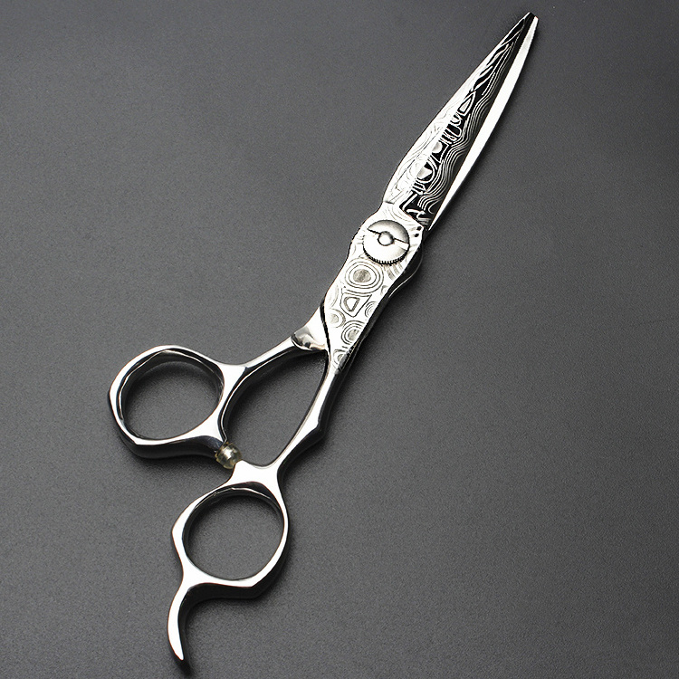 6 Inch Japan Hair Scissors Damascus Hairdressing Scissors Barber Hairdresser Cutting Thinning Scissors Set