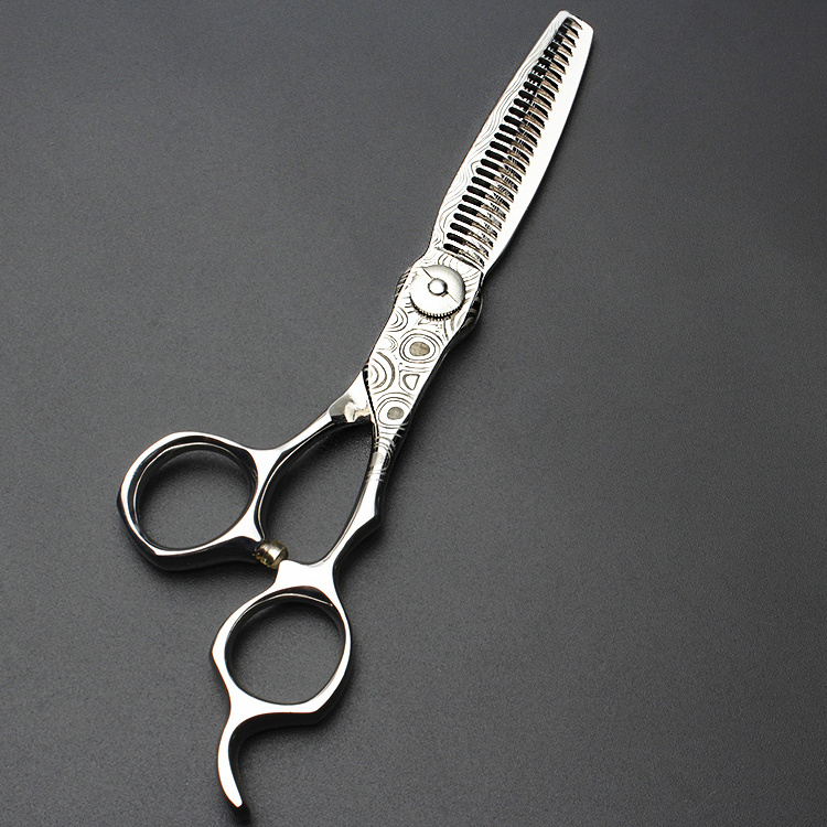 6 Inch Japan Hair Scissors Damascus Hairdressing Scissors Barber Hairdresser Cutting Thinning Scissors Set