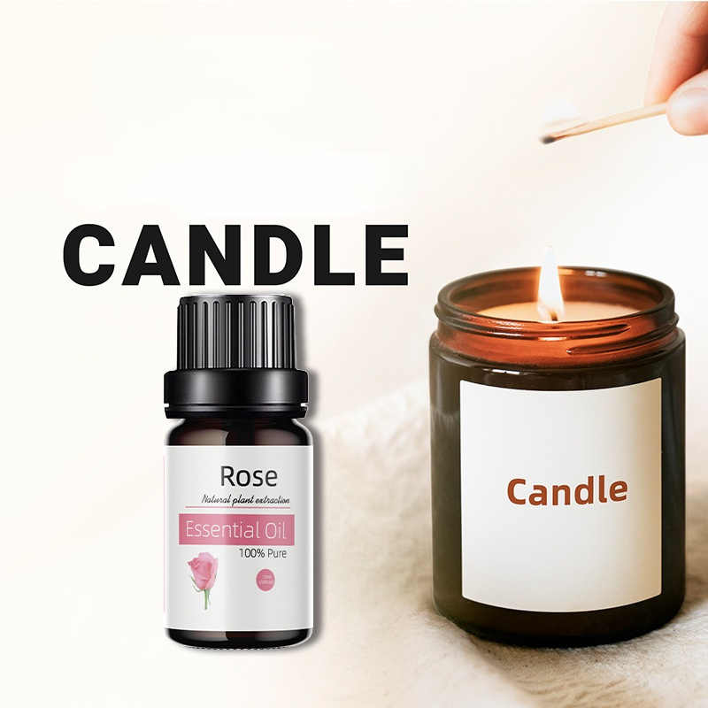 Scented candle oil Tea tree rose lavender sandalwood essential oil candle making candles