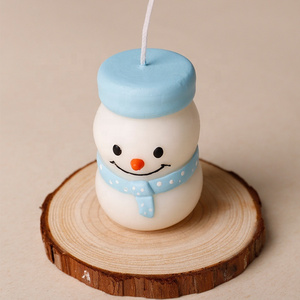 Snowman Scented Candle Christmas Ornaments Decorations Fragrance Aromatherapy Candles For Home Gifts Elk Christmas Soy candles