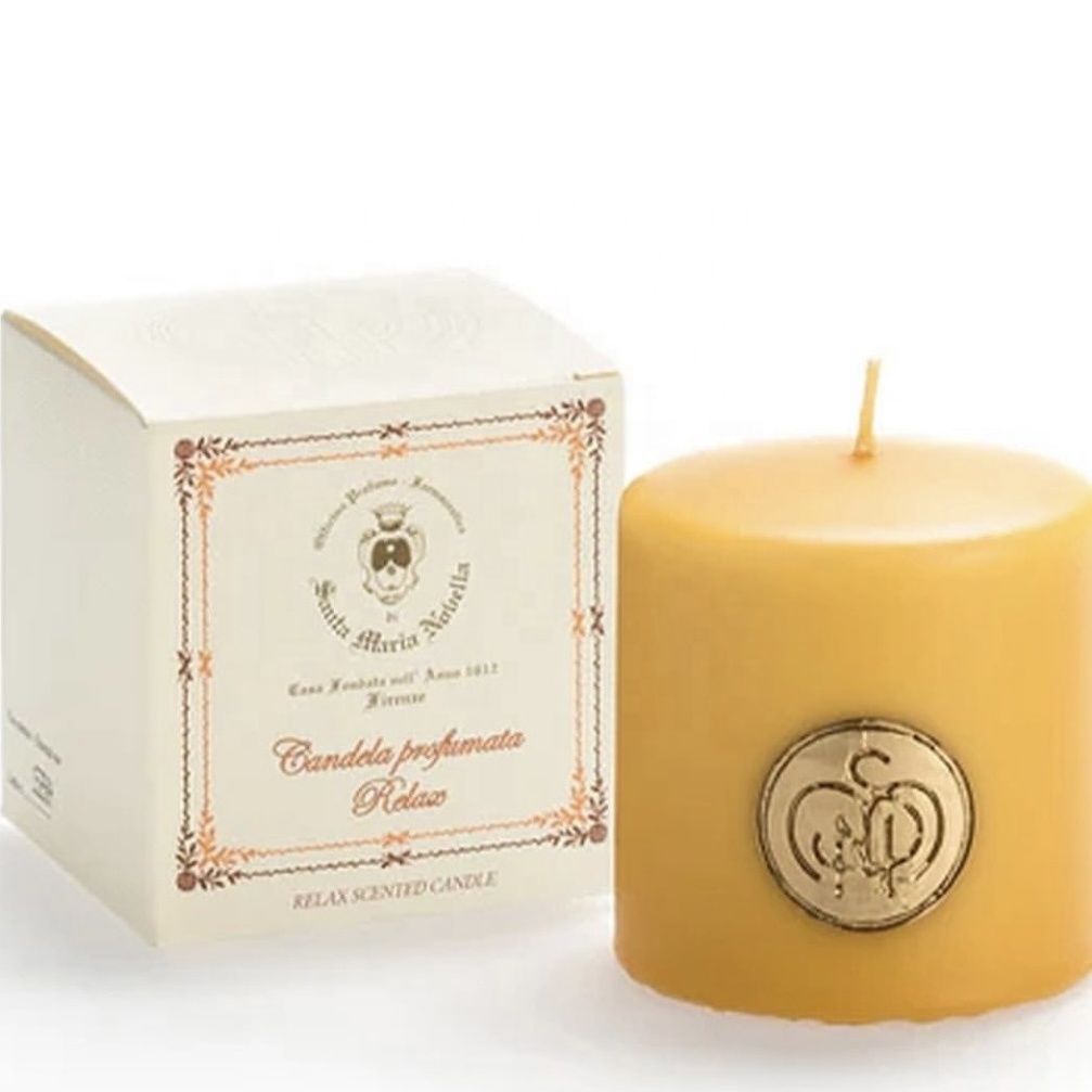 Hot Sale Custom Fragrance 100 % Organic Beeswax Candles