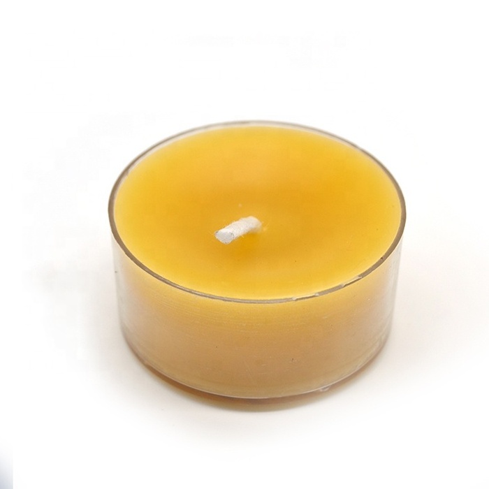 High Quality Natural Beeswax Tea Lights