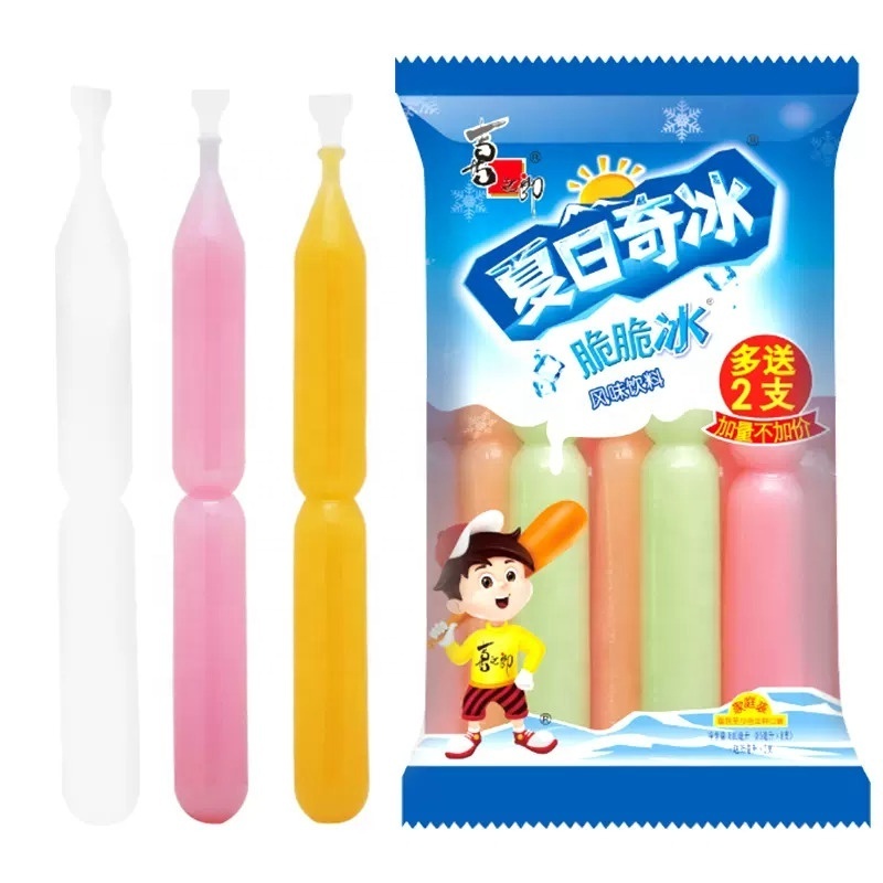 Plastic Lolly Tubes or Ice lolly or Freezie pop filling machine for juice yoghurt