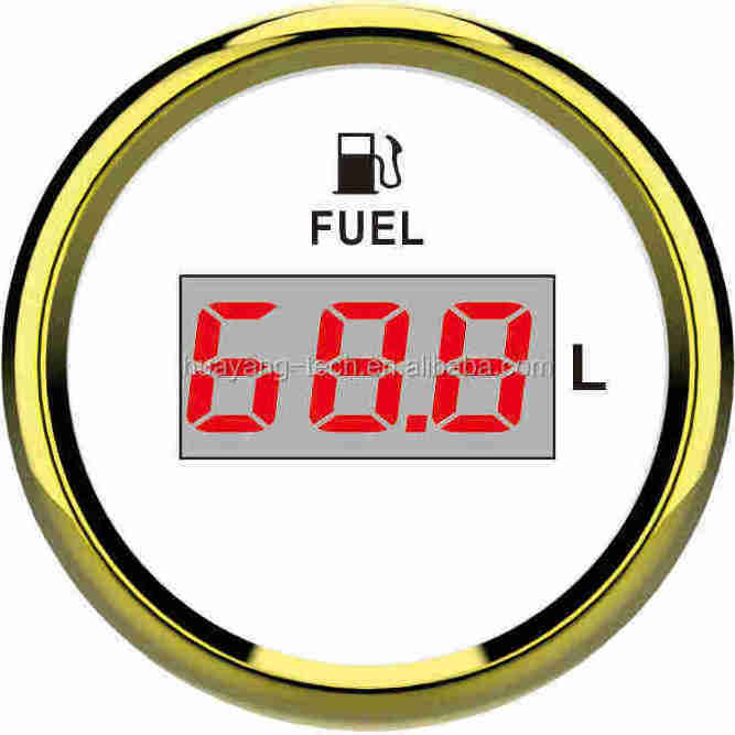 52mm Digital Fuel Level Gauge with range 0~100L