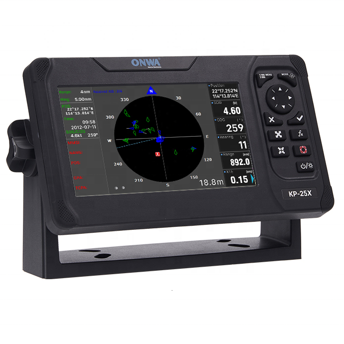 ONWA KP-25 / KP-27 series  GPS chart Plotter with built-in  Fish Finder and Class B+ AIS transponder