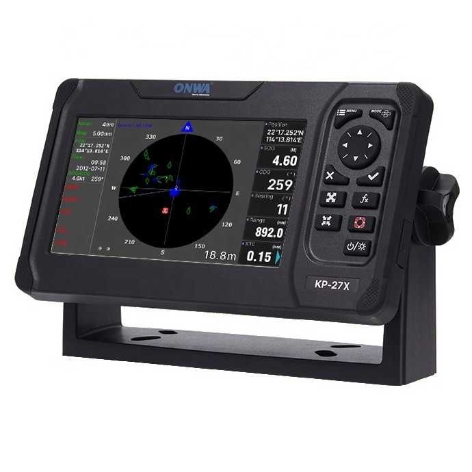 ONWA KP-25 / KP-27 series  GPS chart Plotter with built-in  Fish Finder and Class B+ AIS transponder