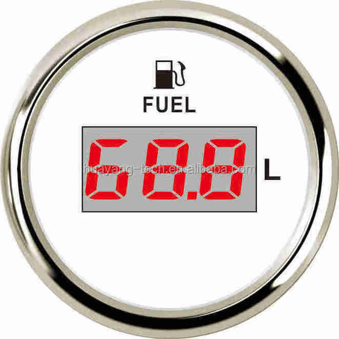 52mm Digital Fuel Level Gauge with range 0~100L