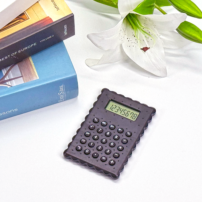 Cute 8-Digit Mini Calculator High-Quality ABS Perfect for School & Office Custom small Stationery Set Available