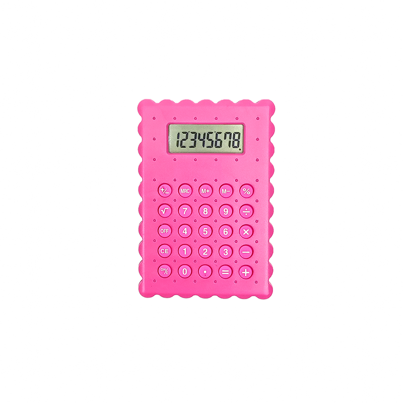 Cute 8-Digit Mini Calculator High-Quality ABS Perfect for School & Office Custom small Stationery Set Available