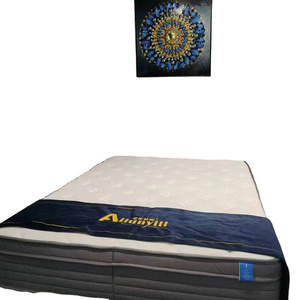 Ailunyili Double Bed King Size Vacuum Compressed Soft Cooling Gel Memory Foam Roll Up Mattress In A Box