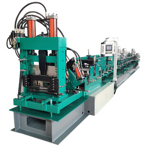 automatic c channel z beam purlin roll forming machine