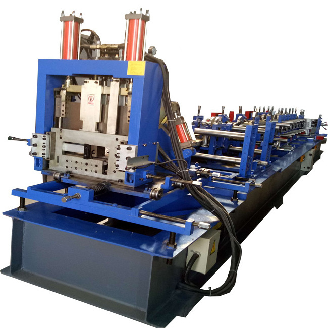 automatic c channel z beam purlin roll forming machine