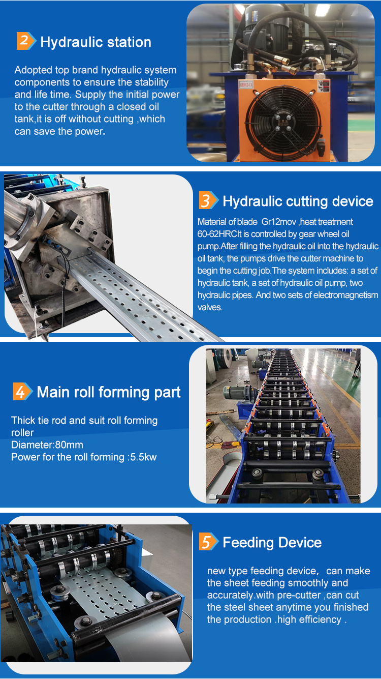 Safe Scaffold Metal Plank/Steel Scaffold Board Roll Forming Machine for Construction Scaffolding Making Machine