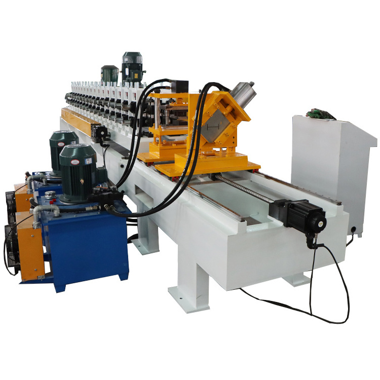 Interchangeable Drywall H Stud and Tack Automatic Roll Forming Machine with Punching H Holes Light Steel Furring Machine