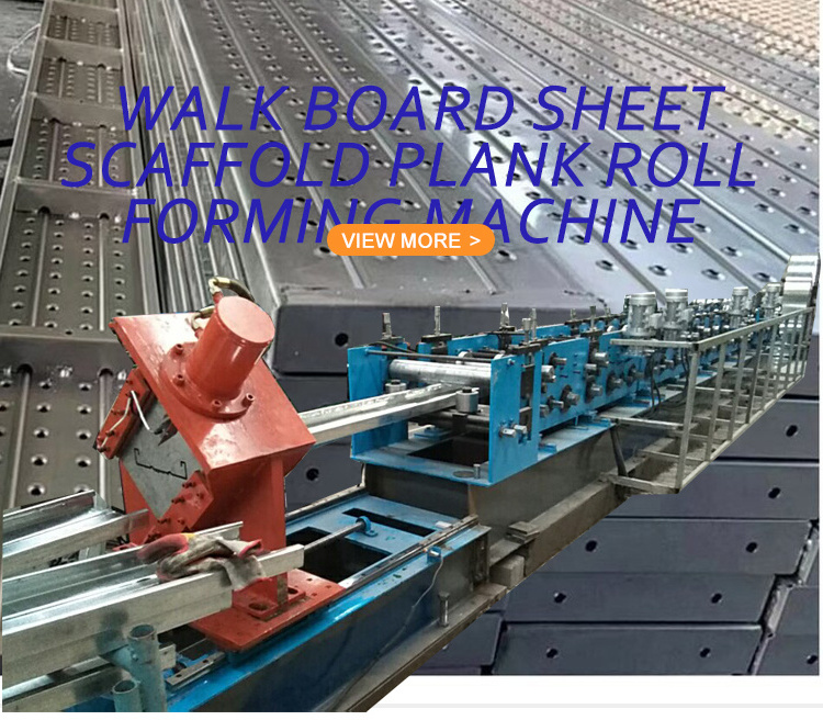 Safe Scaffold Metal Plank/Steel Scaffold Board Roll Forming Machine for Construction Scaffolding Making Machine