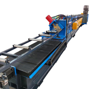 Customized  Change Size Type C Purlin Automatic Machine Steel Frame C Channel Roll Forming Machine For Sale Building Material