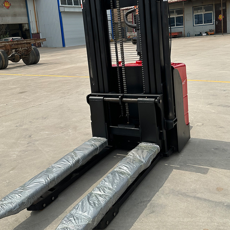 HOT 1.5 tons 2 tons fully electric walking electric pallet stacker forklift