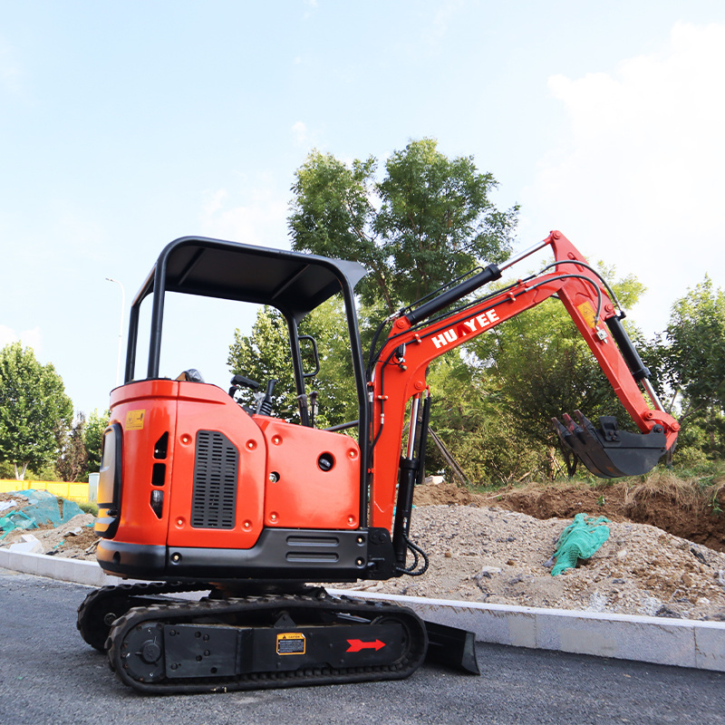 HUAYEE 2500kg Mini Hydraulic Crawler Excavator 2.5 Ton Small Excavator With Boom Swing Cheap Small Micro Digger Mini Excavator