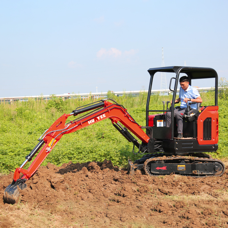 HUAYEE 2500kg Mini Hydraulic Crawler Excavator 2.5 Ton Small Excavator With Boom Swing Cheap Small Micro Digger Mini Excavator