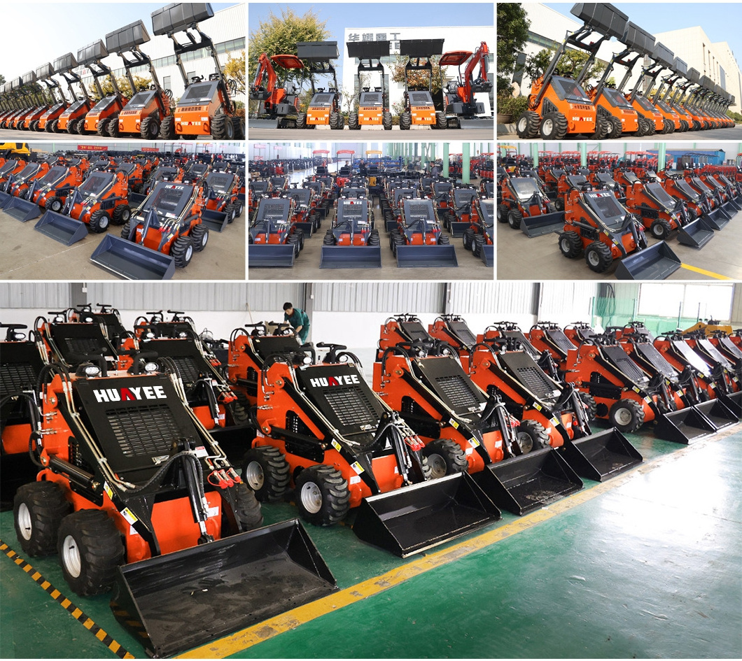 Hot Selling Mini Skid Steer Loader And Attachments Hydraulic Front Skid Steer Loader Construction Machine Mini Skid Steer Loader