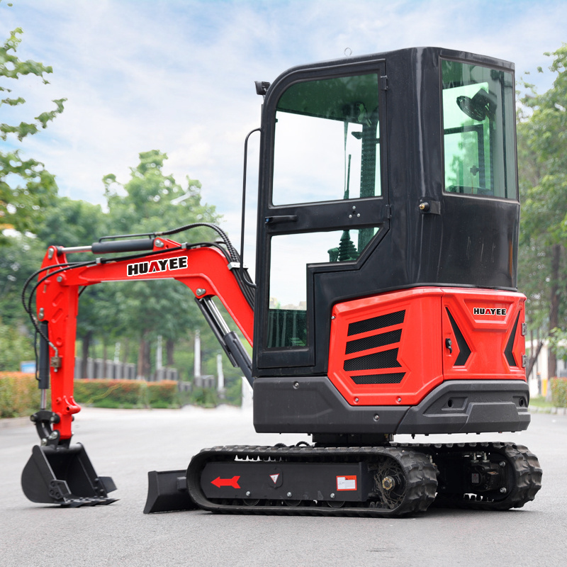 Mini Excavator 2 Ton Manufacturer Earth-moving Machinery  Small Digger 1.8 Ton  Compact Excavator Hydraulic Crawler Mini Bagger