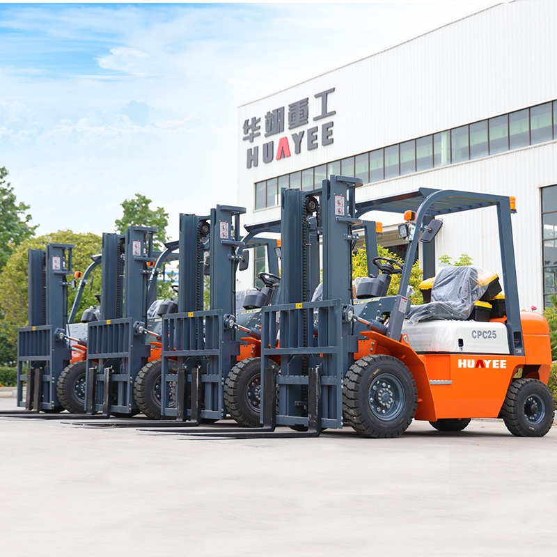 Mini Warehouse Forklifts Truck Price Free Shipping Farm Use CE EPA Diesel Portable Forklift Supplier China New Terrain Forklift