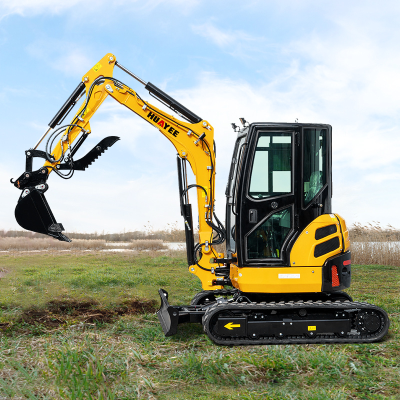 HUAYEE Free Shipping EPA Mini Excavator 3.5 Ton Farm Used EURO 5 Minibagger Prices Multi Function Mini Excavator For Sale