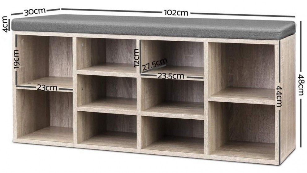 Huaye Shoe Cube Storage - Wood