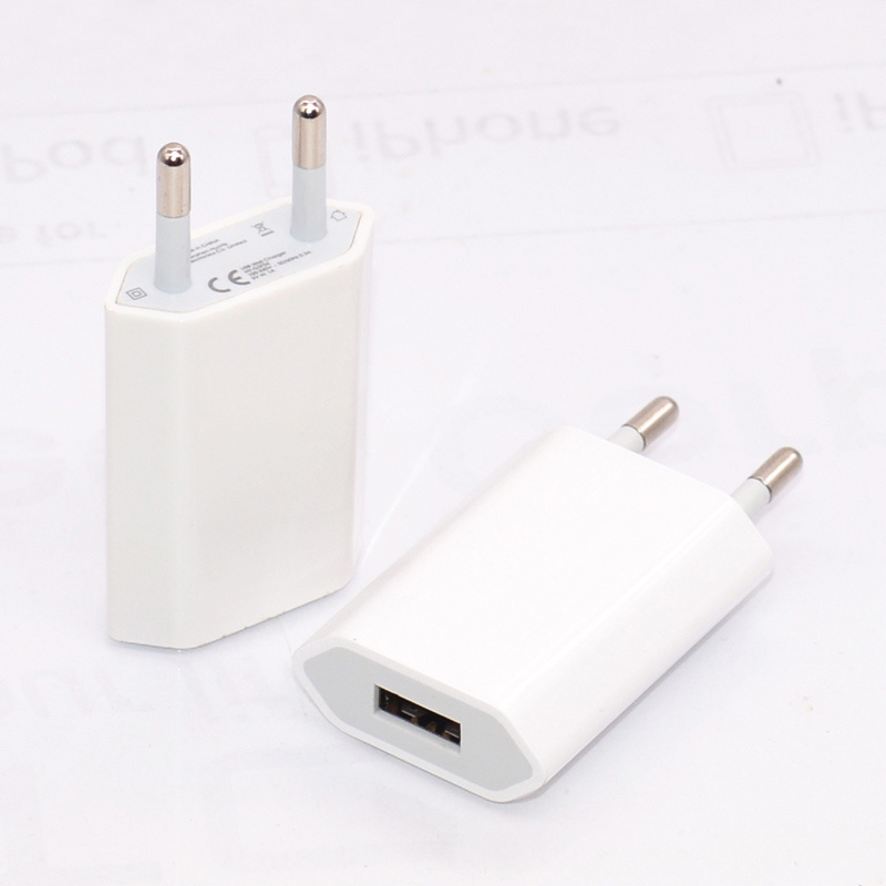 Custom Original 4th Generation Single Port 5V 1A Slim Mini Portable Travel Wall Charger Adapter for MP3/MP4 Smart Watch Mini Fan