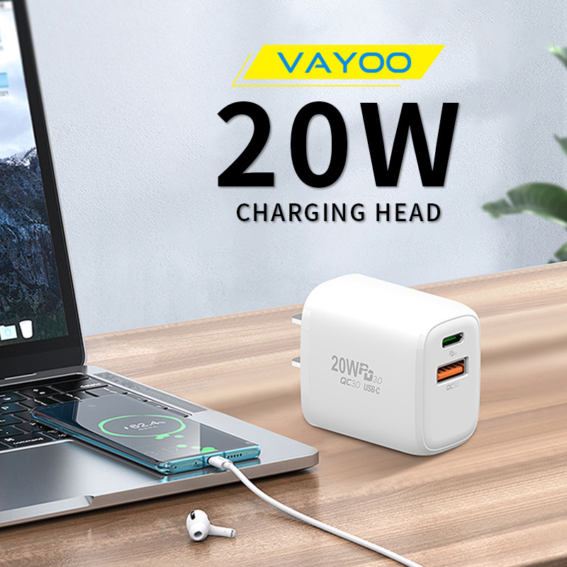 Beauty Look Hot Selling USB 3.0 Type C Quick Charge QC 3.0 4.0 Power Delivery PD 20W Fast Charging Wall Charger for iPhone 15