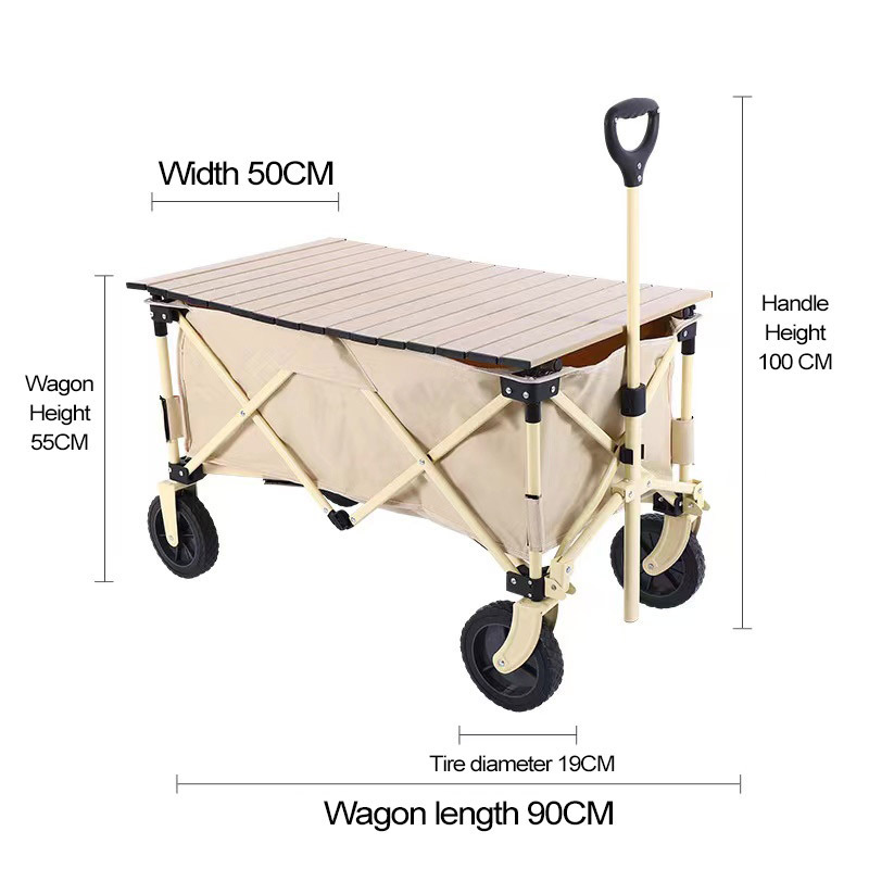 metal wagon beach cart collapsible outdoor utility wagon cart folding  garden cart