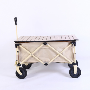 metal wagon beach cart collapsible outdoor utility wagon cart folding  garden cart