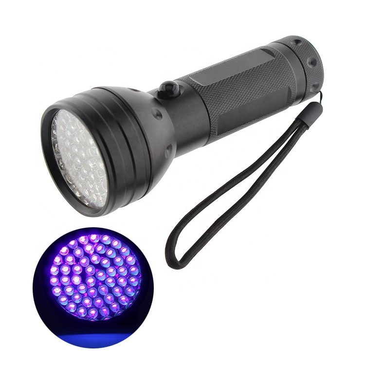 Dog Urine Pet Stains And Bed Bug Detector Black light 3*AA Dry Battery Power Ultra Violet Torch Light 51 LED UV Flashlight