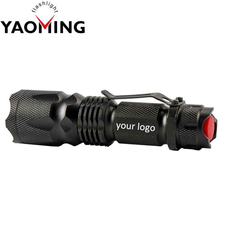 Radiant Design Attack Head Waterproof Torch 18650 High Lumen Zoomable LED Tactical Flashlight