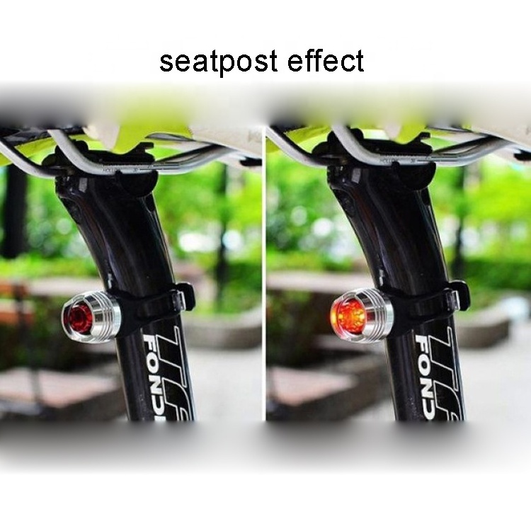 Aluminium Alloy Bicycle Accessories Three Fasten Gears Colorful Choice Waterproof Bike Light