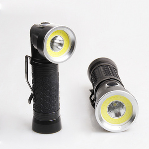 T6+COB Strong LED Flashlight Working Inspection Lamp 90-Degree Folding Multi-function Flashlight Tail With Magnet