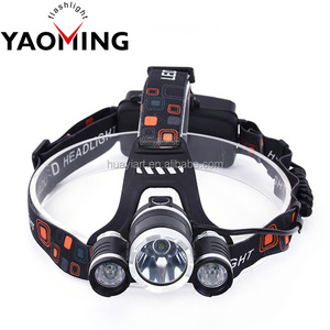 3Led 5000 Lumens XML T6 Headlamp Flashlight Torch LED with Rechargeable Batteries and Wall Charger for Hiking Camping