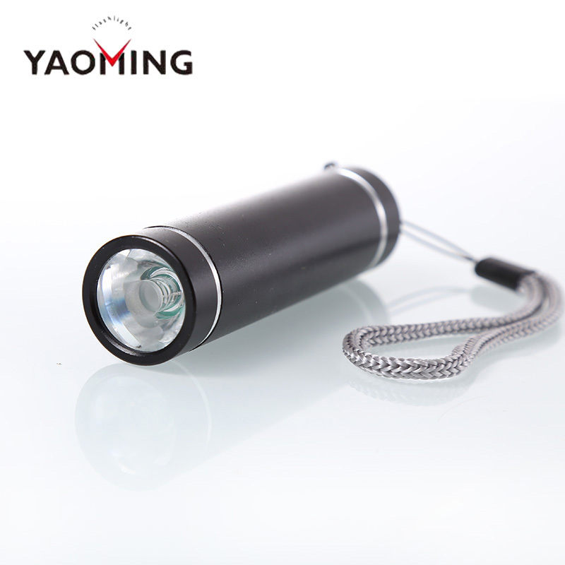 3*AAA Professional YAOMING Mini Pocket Kids Torch Light Led Flashlight Battery Torch Promotional OEM